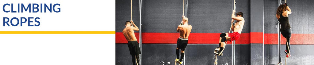 28mm Synthetic Hemp Gym Climbing Rope - Fitness - Training - Choose Length