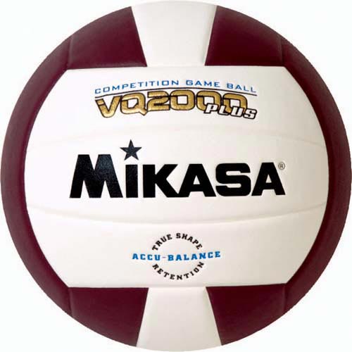 Mikasa VQ2000 Micro Cell Composite Volleyballs - Maroon/White