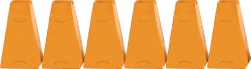Orange Pyramid Cones
