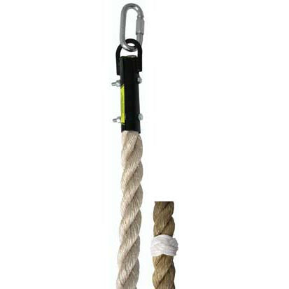 Manila Indoor Climbing Ropes w/ Rest Grips / 24 Foot at Wolverine Sports