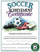 Soccer Certificates