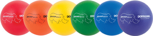 Rhino Skin Dodgeballs - 8" (Set of 6 Colors)