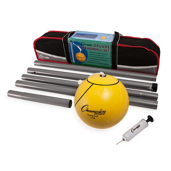 Portable Tetherball Set with Tetherball Ball, Rope and Pole, Heavy