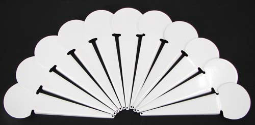 Distance Markers - White (Set of 12)