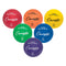 Champion Sports Colored Rubber Volleyballs - Set of 6