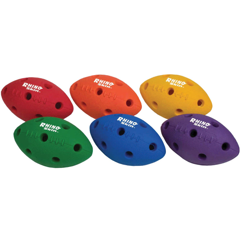 Rhino Skin Hollow Foam Footballs - Set of 6