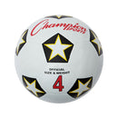 Champion Sports Rubber Soccer Ball - Size 4