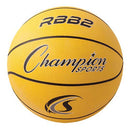 Champion Sports Rubber Basketballs - Junior 27.5 - Size 5 - Yellow