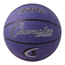 Champion Sports Rubber Basketballs - Junior 27.5 - Size 5 - Purple