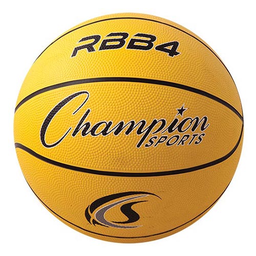 Champion Sports RBB2BL Ballon de basketball professionnel en caoutchouc de  27,5 po, bleu royal 
