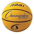 Champion Sports Rubber Basketballs - Official 29.5 - Size 7 - Yellow
