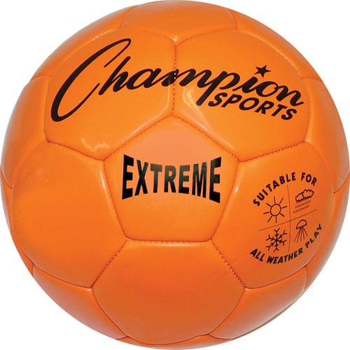 Extreme Soccer Ball - Size 5 (Adult) - Orange