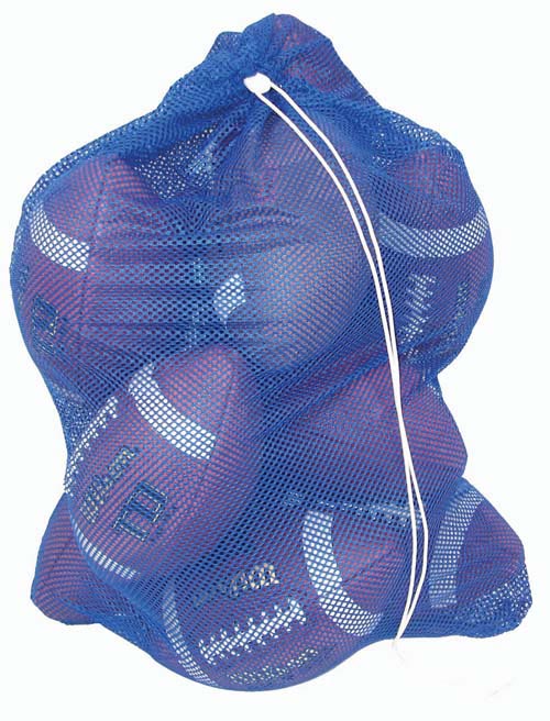 24" x 36" Mesh Bag with footballs