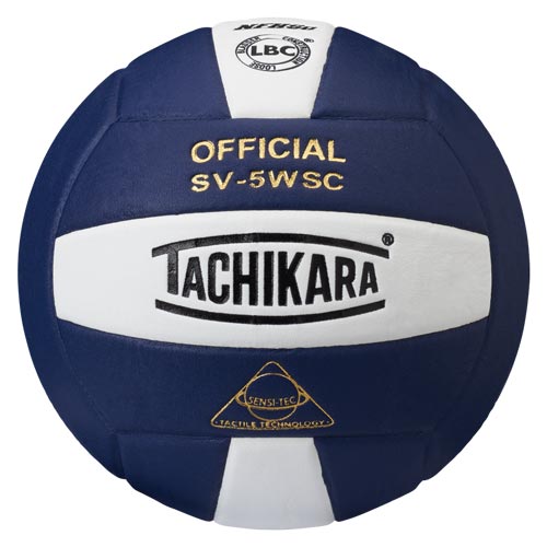 Tachikara SV-5WSC Volleyball - Cardinal/White