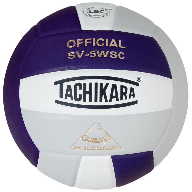 Tachikara SV-5WSC Volleyball - Powder Blue/White/Silver