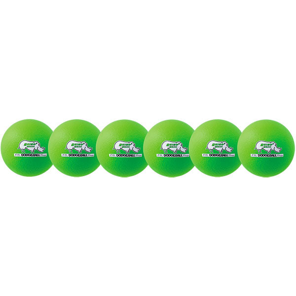 Neon Green Rhino Skin Dodgeball Set