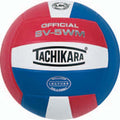 Tachikara SV-5WM Volleyball - Red/White/Blue