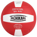 Tachikara SV18S Synthetic Leather Volleyball - Red/White