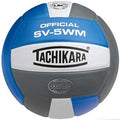 Tachikara SV-5WM Volleyball - Blue/White/Silver