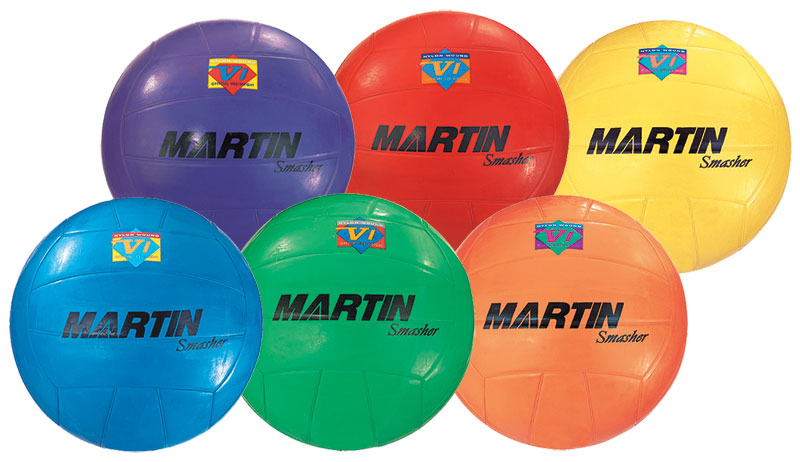 Martin Smasher Rubber Volleyballs - Set of 6