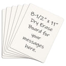 Blank Dry Erase iCards - Set of 6