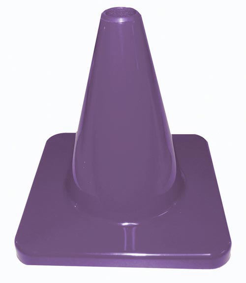 6 inch traffic cone - Purple