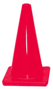 12 inch traffic cone - Red