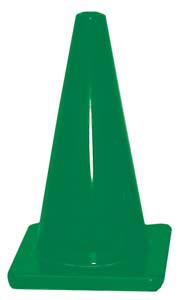 12 inch traffic cone - Green