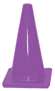 12 inch traffic cone - Purple
