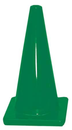 18 inch traffic cone - Green