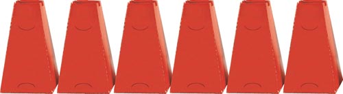 Red Pyramid Cones