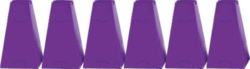 Purple Pyramid Cones
