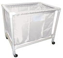 White PVC/Nylon Equip. Cart