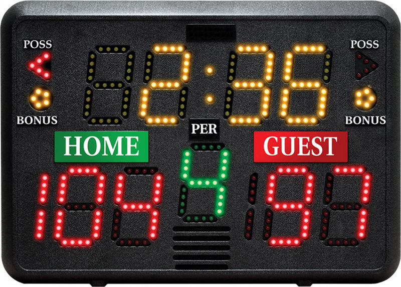 Volleyball Scoreboard Sports Basketball Football Competition 4-Digit Score  Board for Indoor Exercise Sport Decoration
