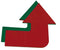 Curved Poly Arrow - Red/Green