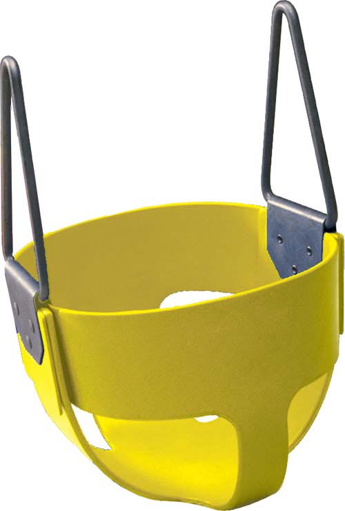 Yellow  Enclosed Infant Swing Seat