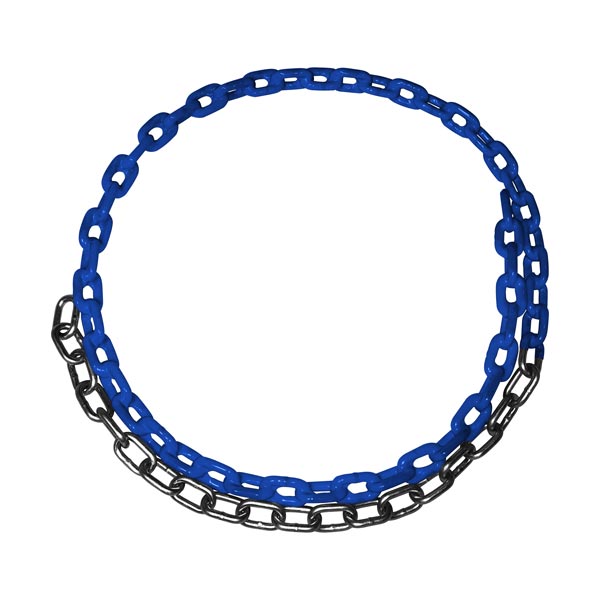 Blue 8.5' Coated Swing Chain