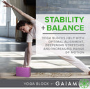 Gaiam Yoga Block - Purple