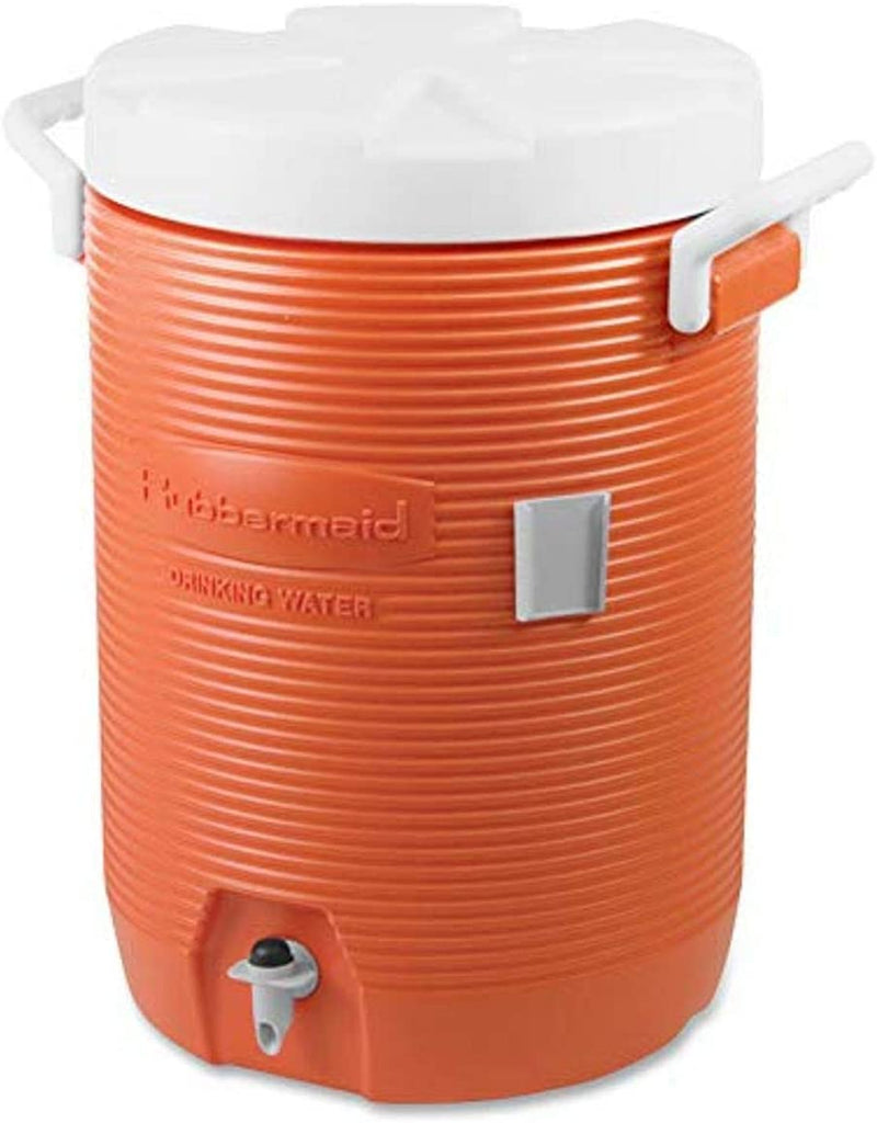 Rubbermaid 5-Gal Orange Water Cooler