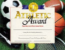 Athletic Award Certificate - Boys