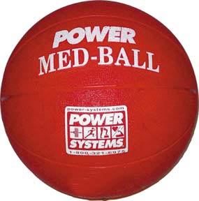 10" Rubber Power Medicine Ball - 18 lbs