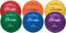 Champion Sports Colored Rubber Volleyballs - Set of 6