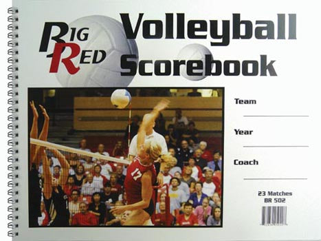 Big Red Volleyball Scorebook