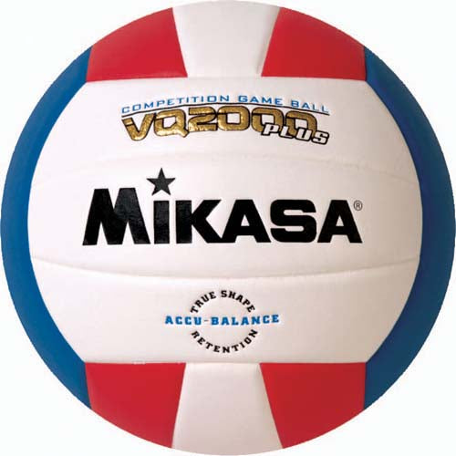 Mikasa VQ2000 Micro Cell Composite Volleyballs - Red/White/Blue