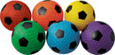 Mac-T Dimpled Rubber Soccer Balls - Size 4 (Set of 6)