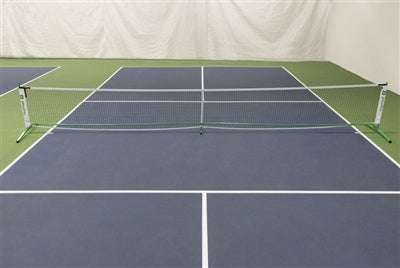 Tournament Pickleball Net System on Court