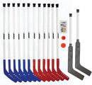 42" Shield Deluxe Hockey Set w/ 2 Goalie Sticks