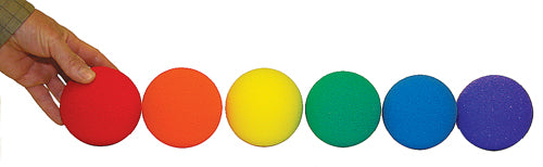High Bounce Foam Softballs  - 3.5" Diameter (Set of 6)
