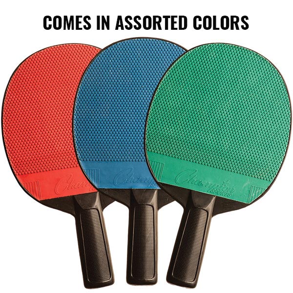 Poly Table Tennis Paddle w/ Rubber Face