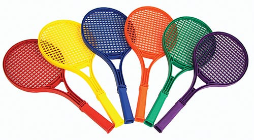 Junior Tennis Racquets - Set of 6